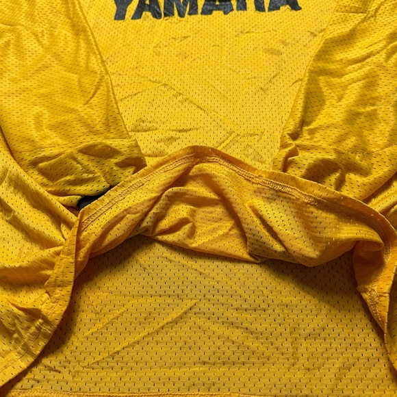 Yamaha Gold Long Sleeve Nylon Top Jersey Size XL - Picture 5 of 16